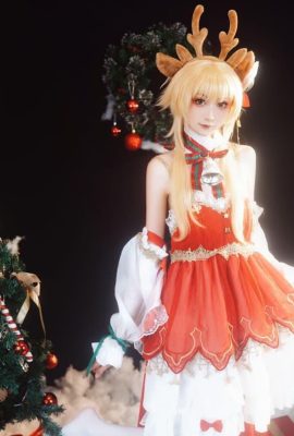 ပေါက်ကွဲနေသော မိန်းကလေး Nya Xiaoji နှင့် Kanon Kuriko – Genshin Impact Christmas အထူး (89P)