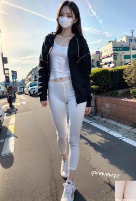 AI မျိုးဆက် ~ qwewewqe-AI – kr Street leggings လမ်းဘေး leggings
