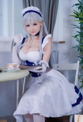 Hidori Rose – Belfast cosplay (35P)