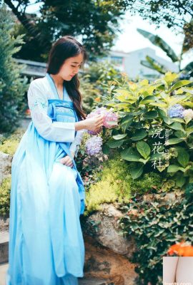 [浣花社]ရှေးခေတ် Hanfu – Mao Xinyi (45P) ပုံစံဖြင့် လူငယ်မော်ဒယ်လ် အလုပ်လုပ်သည်