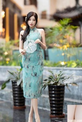 D cheongsam အလှသည် နူးညံ့သိမ်မွေ့ပြီး လှပသည်။