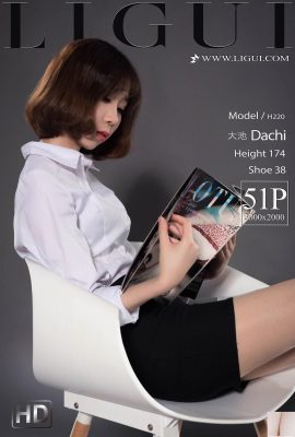(LiGui Internet Beauty) 2018.10.29 မော်ဒယ် Dachi OL Shredded Pork Beautiful Legs (52P)