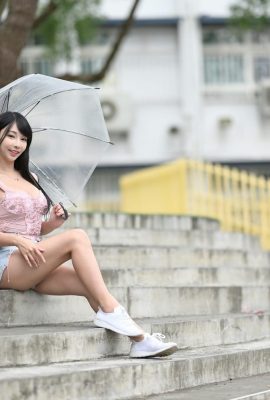 (အွန်လိုင်းစုစည်းမှု) ထိုင်ဝမ် ခြေထောက်လှလှ ကောင်မလေး – Zoe So beautiful model outdoor photo shooting (88P)