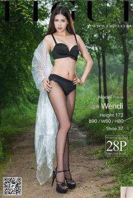 (LiGui Internet Beauty) 2017.09.05 မော်ဒယ် Jiajia Black Silk ဒေါက်မြင့်ဖိနပ်လှလှလေးများ (29P)