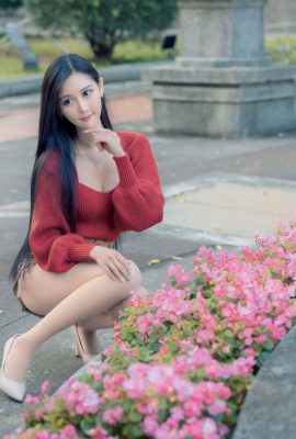 (Beauty Legs Extra) ခြေတံရှည် အလှမယ် မော်ဒယ် Xu Huiling၊ သားရေဘောင်းဘီတို၊ ဒေါက်မြင့်ဖိနပ်နှင့် လှပသောခြေထောက် (87P)