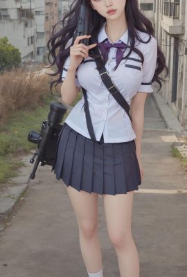 *PATREON* (အတုအစစ်အမှန်တွင် အယ်လ်) War 2 ရှိ ကျောင်းသူလေးများ