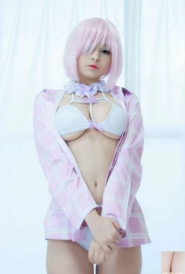 Mashu Kyrielight Cosplay Hidori နှင်းဆီ (ပန်းရောင်) (41p)