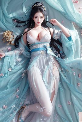 ပါးလွှာသော Hanfu အမျိုးသမီးများ 2