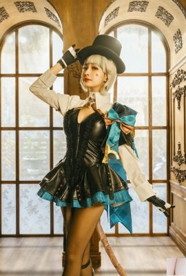 (အင်တာနက်စုဆောင်းခြင်း) Momo – Genshin Genshin Lynette's Porn Magic Room (56p)