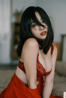 (အမျိုးသားမော်ဒယ်လ်လူ့ခန္ဓာကိုယ်) Nnian” Red Theme”  (34p)