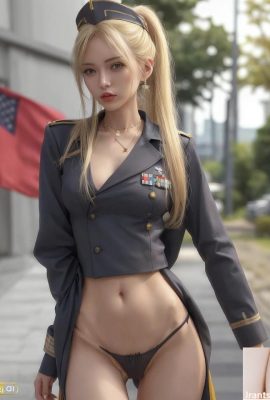 Blonde အမျိုးသမီးစစ်သား