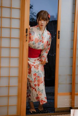ချစ်စရာမိန်းကလေး Nyako Meow – Hefeng Lanman Yukata (86p)