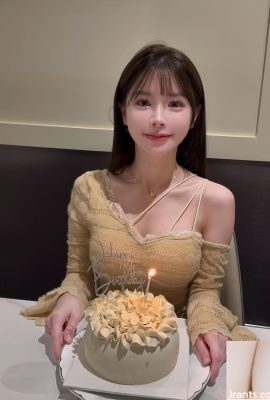 Plump နှင့်လှပသောရင်သားများကိုပြသခြင်း “ Kubi Lin Yixuan”  ချိုမြိန်။ မရသောဘဝ