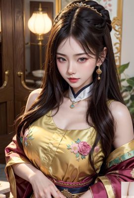 Oriental Hanfu အတွက်မိန်းကလေး