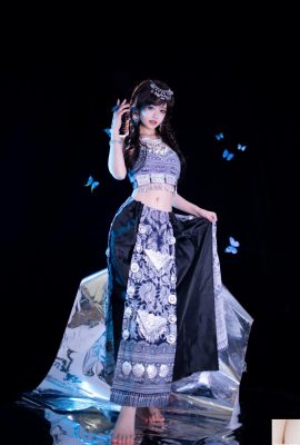 Qianpantian Deerzi – Miaojiang အပြာရောင်လိပ်ပြာ (52p)