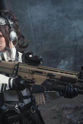 Nekokoyoshi (ဓာတ်ပုံမိန်းကလေး Meow Xiaoji) – Battle Maid (64p)