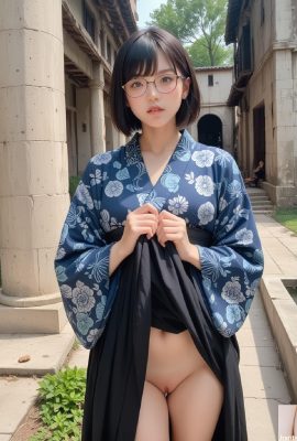 kimono မိန်းကလေး